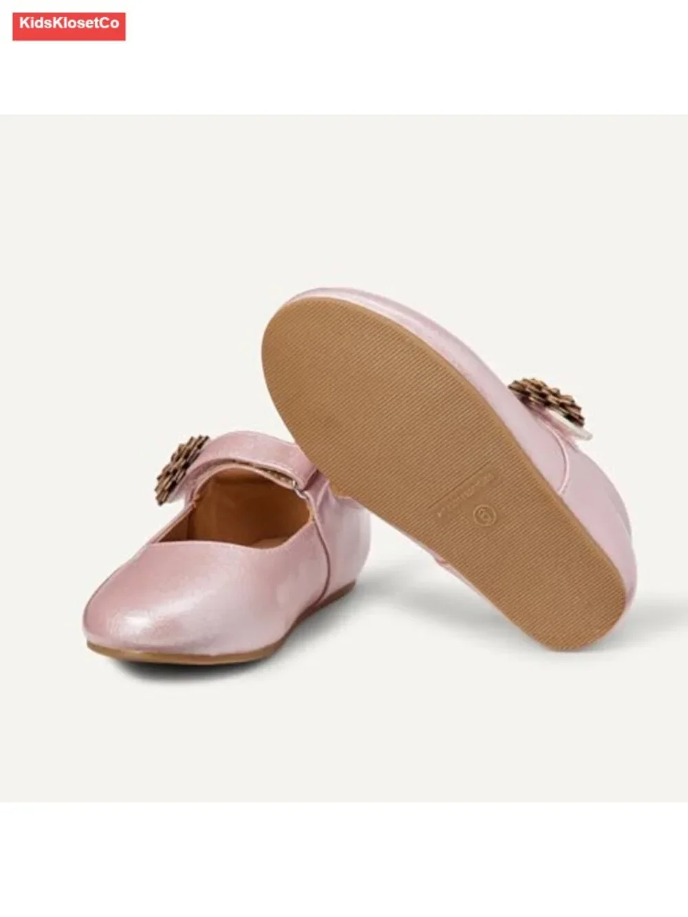 Toddler Girls Mary Jane Flats - Faux Patent Leather